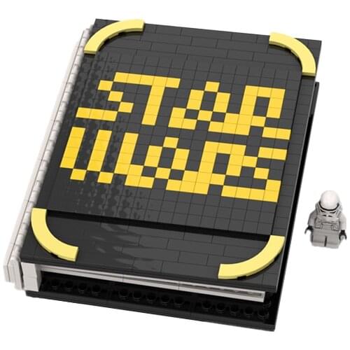 954PCS Kids The Movie Idea Bricks Man Collects Books Moc Blocks Assembling Model Education Building Blocks Childrens Toys Gift