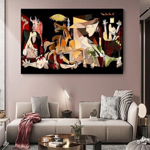 Abstract Canvas Paintings By Picasso Famous Reproductions Print on Canvas Wall Posters for Living Room Bedroom Wall Art Decor
