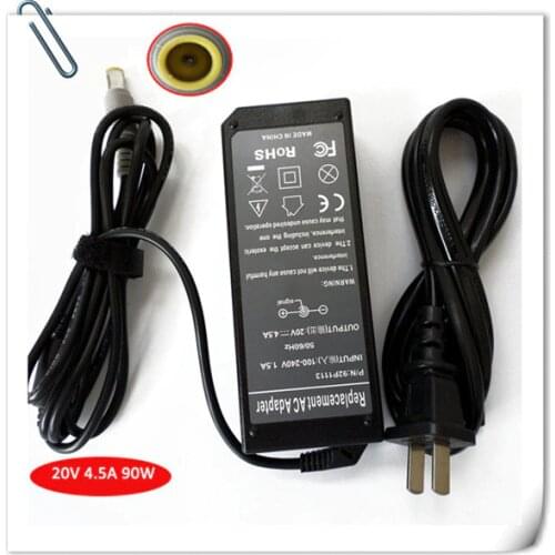 90W AC Adapter for IBM ThinkPad T500 T510i T520 X120e X220 X300 W500 W510 W700 laptop ac adapter 20V 4.5A cargador universal