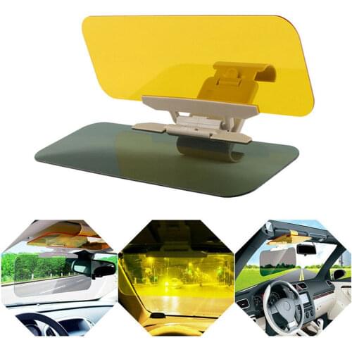 Car Sunshade Day and Night Sun Visor Anti-dazzle Goggles Clip-on Driving Vehicle Shield for Clear View Visor 32*11CM