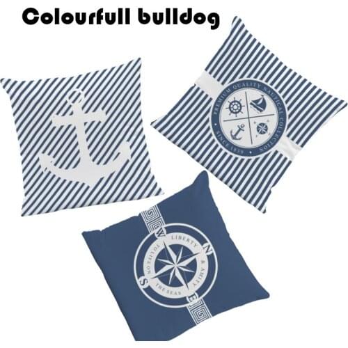 Colorful Bulldog Decorative Pillowcases