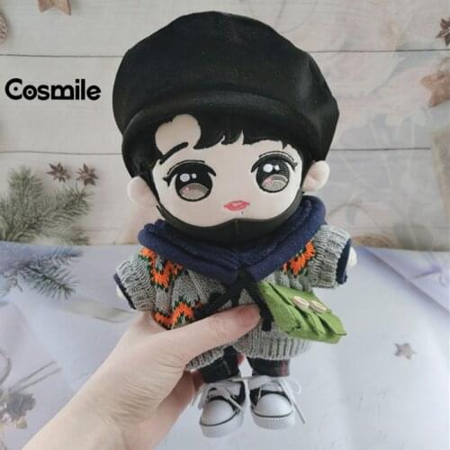 Cosmile The Untamed star Xiao Zhan plush Doll Cotton with clothes Toy stuffed Creative Limited Cute cos Xmas Gift new C