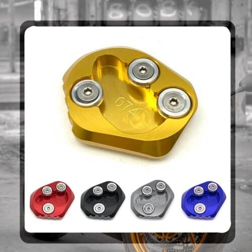 For YAMAHA YZF R6 YZFR6 2017 2018 Motorcycle Kickstand Foot Side Extension Pad Support Plate Enlarge Stand