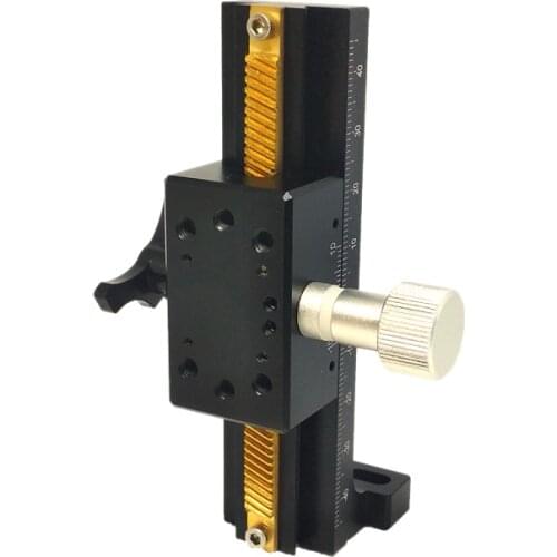 PT-DZ150 manual stage, dovetail translation stage, Z-axis rack and pinion stage, bearing 1.5kgf (14.7N) stroke +-25mm