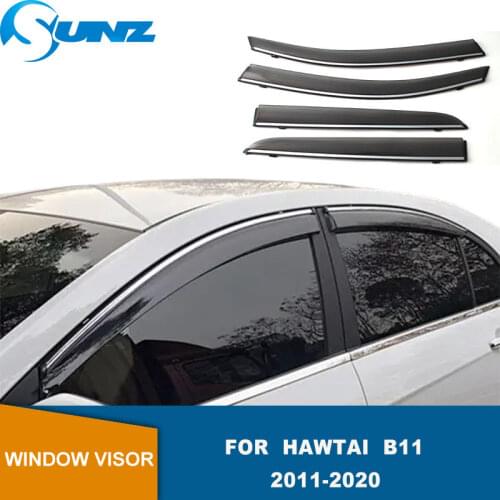 Side Window Visor For Hawtai E70 2014 2015 2016 2017 2018 2019 2020 Weather Shield Sun Rain Guards SUNZ