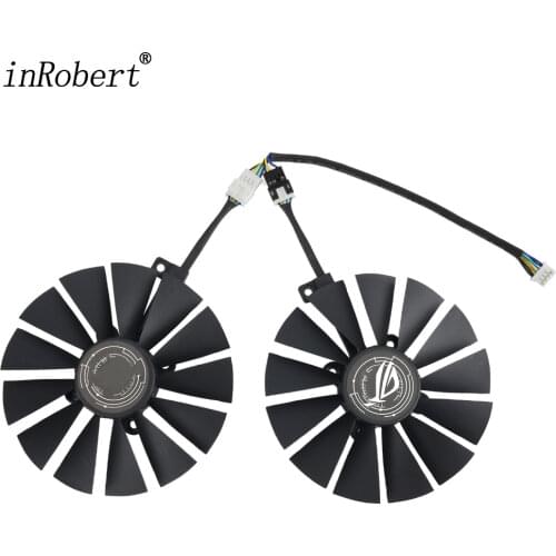 T129215SM Video Card Cooler Fan FOR ASUS STRIX RX 470 580 570 GTX 1050Ti 1070Ti 1080Ti GTX980 GAMING Graphics Card Cooling Fan