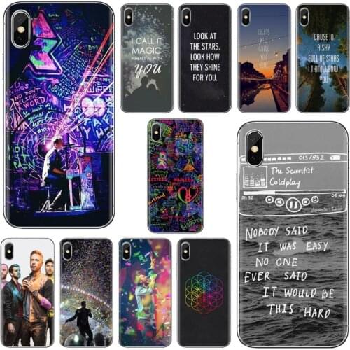 POP British Rock Bnads Coldplay Poster Soft Case For Sony Xperia XA1 XA2 ULTRA 10 X L2 For Oppo realme c3 6 6S 6i 7 7i Pro c11