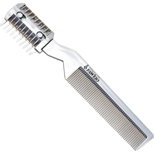 Professional Hair Razor Comb with Blade Hair Trimmer Hair Comb Hair Knife Comb Hair Styling Barber Accessories Salon Tools