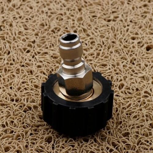 1Pcs Pressure Washer Connector Garden Hose Adaptor M22/14 to 1/4 Male Plug