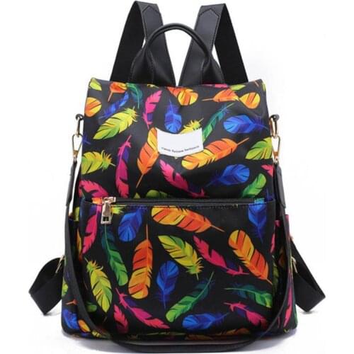 Fashion Waterproof and Anti-theft Backpack Women Large Capacity Student for Teenage Girl Backpack Light Travel LeisureSchool Bag