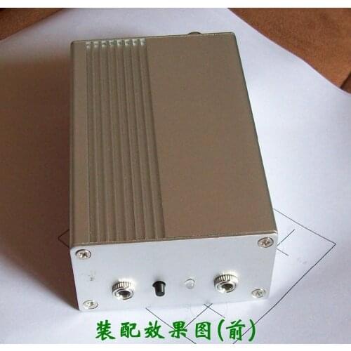 Assembled PIC Super RM RockMite QRP CW Transceiver HAM Radio Shortwave + AL Case