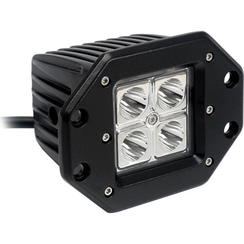 6000K DRL Led Work Light Pods Flush Mount Lamp 12V 24V Coche Running Working Lights for Off raod 4x4 Truck Moto Led Worklight