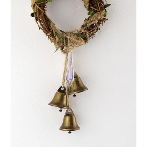 Witch Bells Door Protection Crystal Prism Banish Evil Occult Home Decoration Amulet Magic Witch craft
