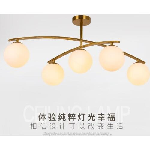 Vintage glass ball led wall moon lamp bathroom fixture cocina accesorio living room decoration luzes de teto lamparas de techo