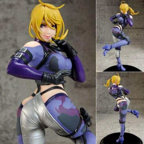 21CM TEKKEN BISHOUJO Nina Williams PVC Figure Transform GK Unpainted Unassambled Resin White Model Kit W_1490
