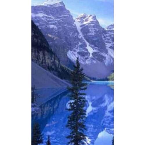 5D DIY Diamond Painting Snow Mountain Landscape Picture Square Round Diamond Art Sale Landscape Cross Stitch Kit HomeGift WG2721
