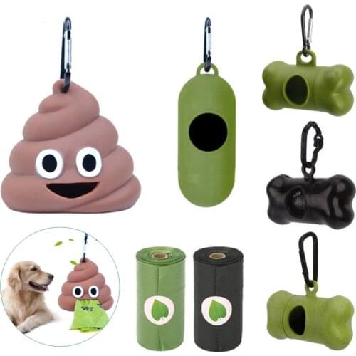 Pet Waste Bag Dispenser For Dog Waste Bag Holder Plastic Garbage Bag Dispenser Carrier Case Dog Pet Waste Poop Bags
