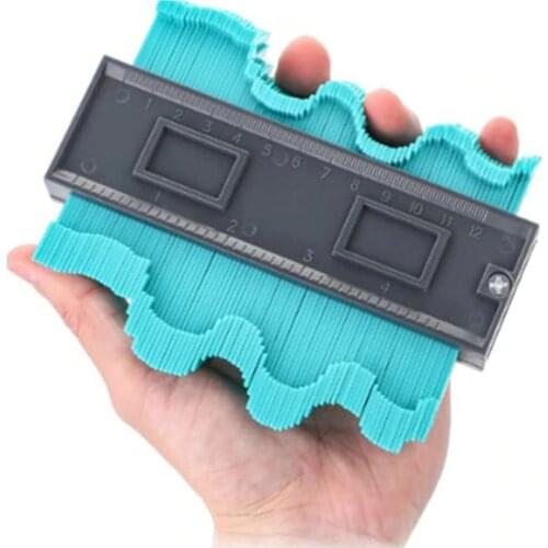 12 cm Multi-functional Contour Gauge Tiling Laminate Tiles Edge Shaping Wood Measure Ruler Tiles Laminate Tiles Tool