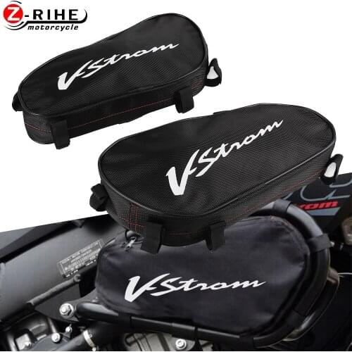 Motorcycle Frame Crash Bar Waterproof Repair Bag Positioning Tool Bag FOR Suzuki V-Strom DL1000 2014-2021 2015 2016 2017 2018 19