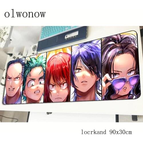 My Hero Academia mouse pad 900x300x3mm best seller mousepads best gaming mousepad gamer Popular mouse pads keyboard pc pad