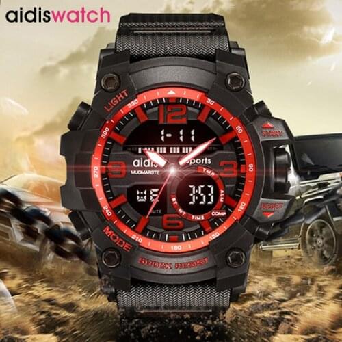 G Style Sports Mens Watches ADDIES Top Brand Luxury Military Shock Resist LED Digital Watches Male Clock Relogio Masculino