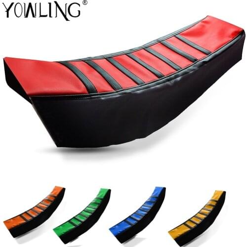 Motocross Ribbed Gripper Soft Seat Cover For HONDA CRF150R CRM250 CRF250L CRF250M CRF250 XR250 XR400 CRF150 R CRF 250L XR 250