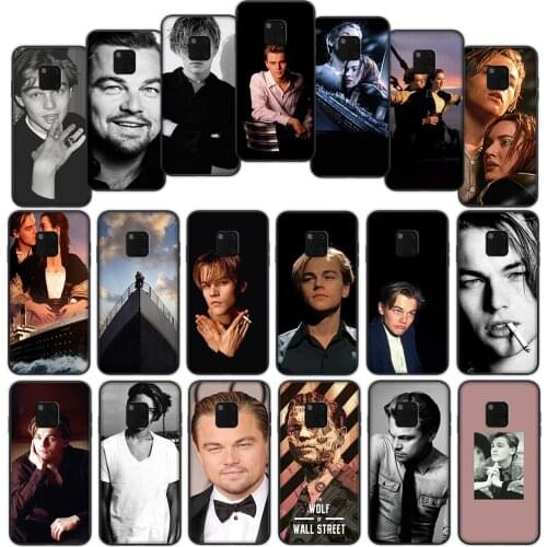Leonardo DiCaprio Young Super Star Soft Cover Case for Huawei Mate 30 20 Lite Y6 Y7 Pro P Smart Z Plus