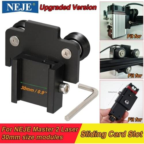 New NEJE Upgraded Sliding Card Slot Fixed Holder Support for NEJE Master2 Laser Module , Assembled Pulley Block