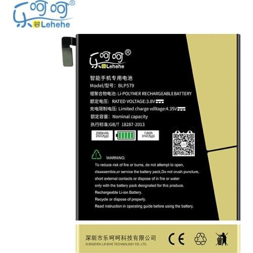 New LEHEHE Battery For OPPO R8105 R817 0R5 2000mAh BLP579 smartphone Batteries Replacementwith Tools Gifts