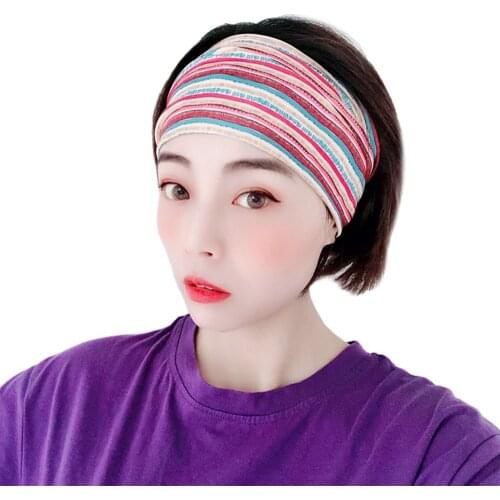 New Personalized Printing Yoga Sports Wide Models Hair Band Wash Face With Headband Ladies Headdress