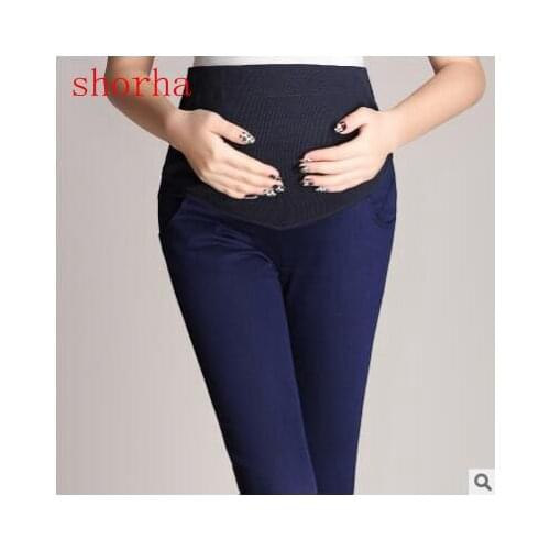 New Maternity Pants Summer Pregnancy Elasticity high waist pencil pants Casual Maternity Clothing Clothes for Pregnant Women