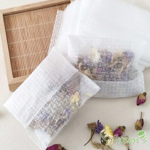 Wholesale 1000pcs 70 X 100mm PLA Biodegraded Tea Filters, Natural corn fiber Tea Bags Food grade environmental Filter bags