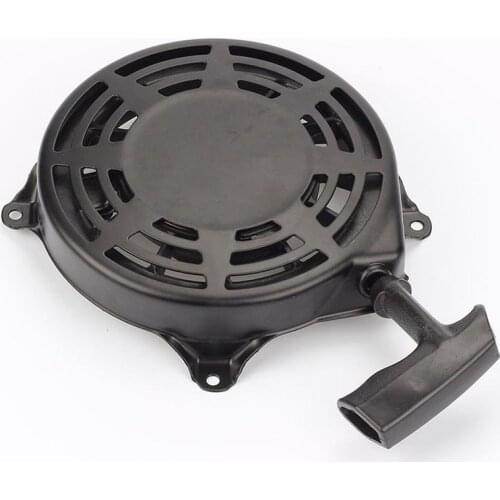 Plastic Pull Recoil Starter Black Parts Replacement Tool Lawn Mower Metal Assembly