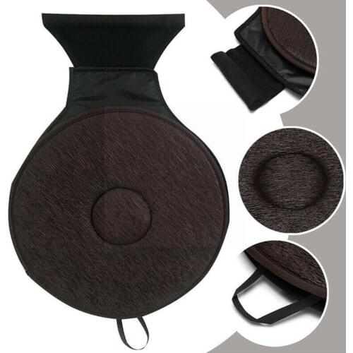 1pc Portable Swivel Cushion 360 Degree Rotating Car Cushion Memory Foam Cushion Mobility Seat Seat Chair Revolving Aid Mat R6B3