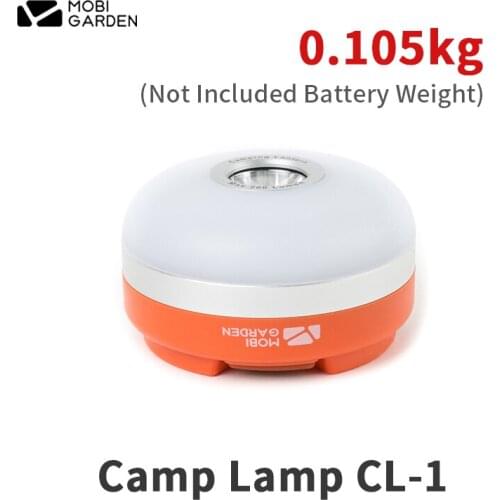 MOBI GARDEN Ultralight Portable 0.1Kg Camp Lamp 2 Mode Multi-Function Outdoor Camping Flashlight Magnetic Hang Tent Lamp IPX5