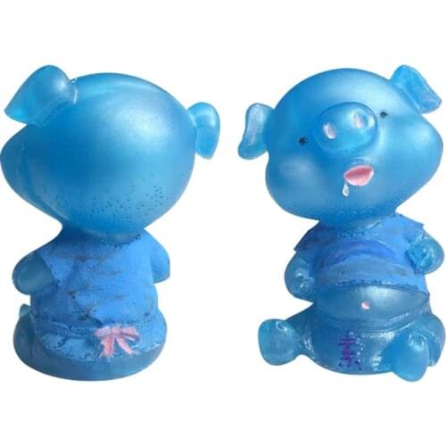 Drooling pig silicone ice cream mold Chocolate DIY Cake Baking Mould 3D Aromatherapy Plaster Decoration Candle Mold