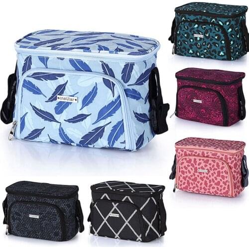 Baby Nappy Tote Diaper Bag Mummy Messenger Bag Hangbag Travel Multifunctional Large Capacity Hanging Stroller Straps Play Mats