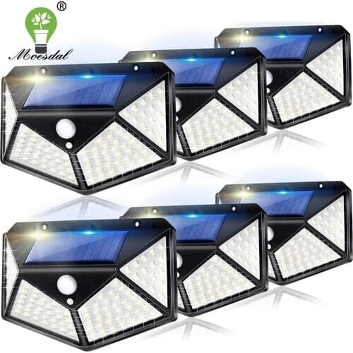 Solar Lights Outdoor Motion Sensor 114LEDS Solar Security Light IP65 Waterproof Led Outdoor Lights Super Bright Solar Wall Light