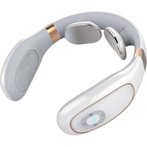 Intelligent Neck Massager Heat Cordless Neck Guard Cervical Massager Hot Temperature Control MultiFunction Neck Shoulder Relaxer