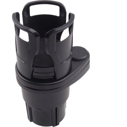 Universal ABS Black 2-in-1 Mounted Multifunctional Water Drink Cup Holder Car Accessories Fit For Most Vehicles Replacement