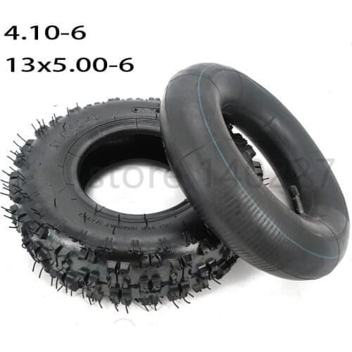 4.10-6 Tire Inner Tube Outer Tire 13x5.00-6 Suitable For Atv Go Kart Mini Quad 47cc 49cc Snow Motorcycle Tire
