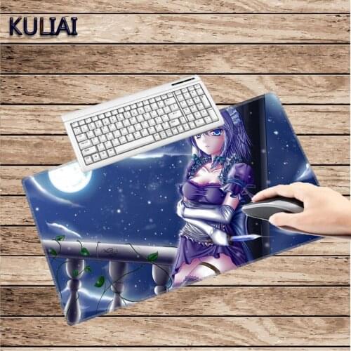 XGZ Oriental Anime Sexy Girl Mouse Pad Rubber Durable Washable Not Fading for Computer Desktop Pad Keyboard Mouse Laptop Pc