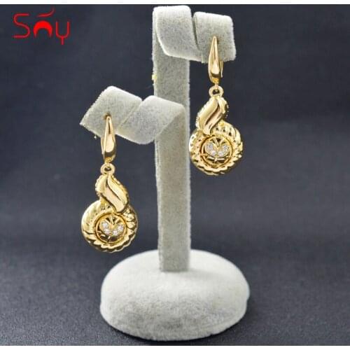 Sunny Jewelry Drop Earrings Fashion Jewelry 2021 For Women High Quality Zircon Exquisite Trendy Earrings For Wedding Party Gifts