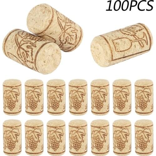 100pcs Wine Cork Reusable Creative Functional Portable Sealing Wine Cork Wine Bottle Cover for Bottles Wine