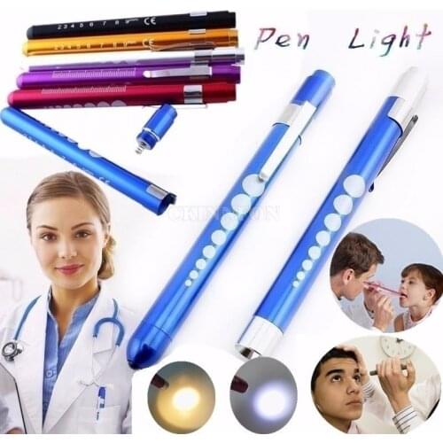150Pcs Super Mini Medical pocket reusable pen Emergency Light Penlight Torch use 2AAA Outdoor first aid small Flashlight