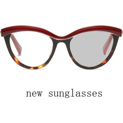 2020 Progressive Multifocal Glasses Women Fashion Red Leopard Photochromic Reading Glasses UV400 Vintage Presbyopia Sunglasse NX