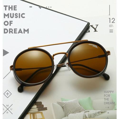 2021 Classic Small Frame Round Sunglasses Women/Men Brand Designer Personalized Travel Sun Glasses Vintage Goggle UV400 Okulary