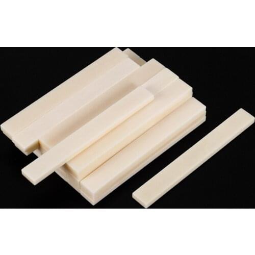 Acoustic Guitar Bone Nut Saddle Blanks Guitar Natural Buffallo Bone Nut Blank 094C