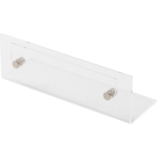 Acrylic Clear Plastic Desk Sign Label Stand l Shape Table Card Price Tag Holders Frame Label Tag Paper Display