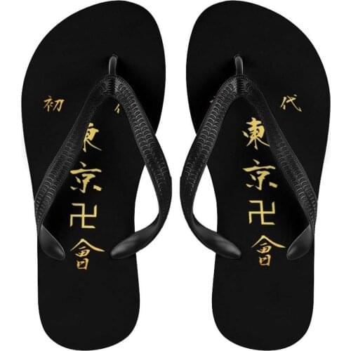 Anime Toe Slippers Flip Flop Tokyo Revengers Cos Sandals Beach Shoes For Women Men Daily Indoor Outdoor Activities 2021 Summmer